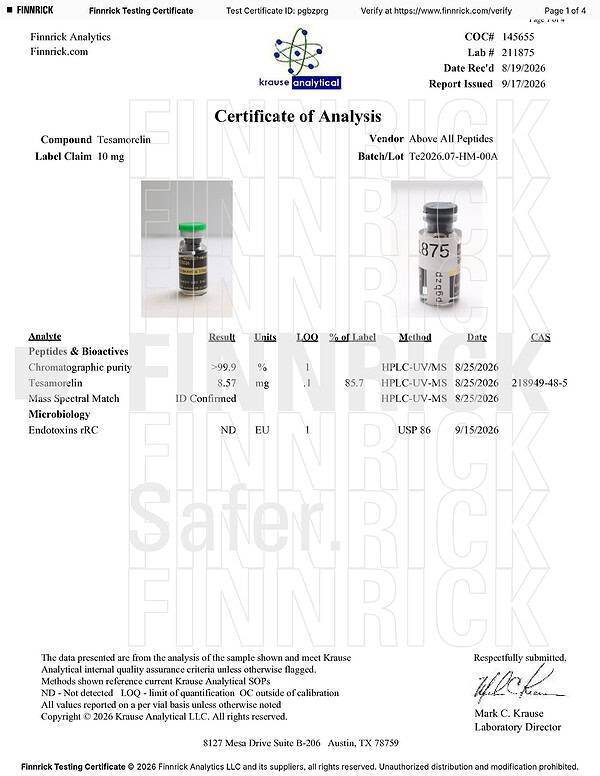 Tesamorelin 10mg